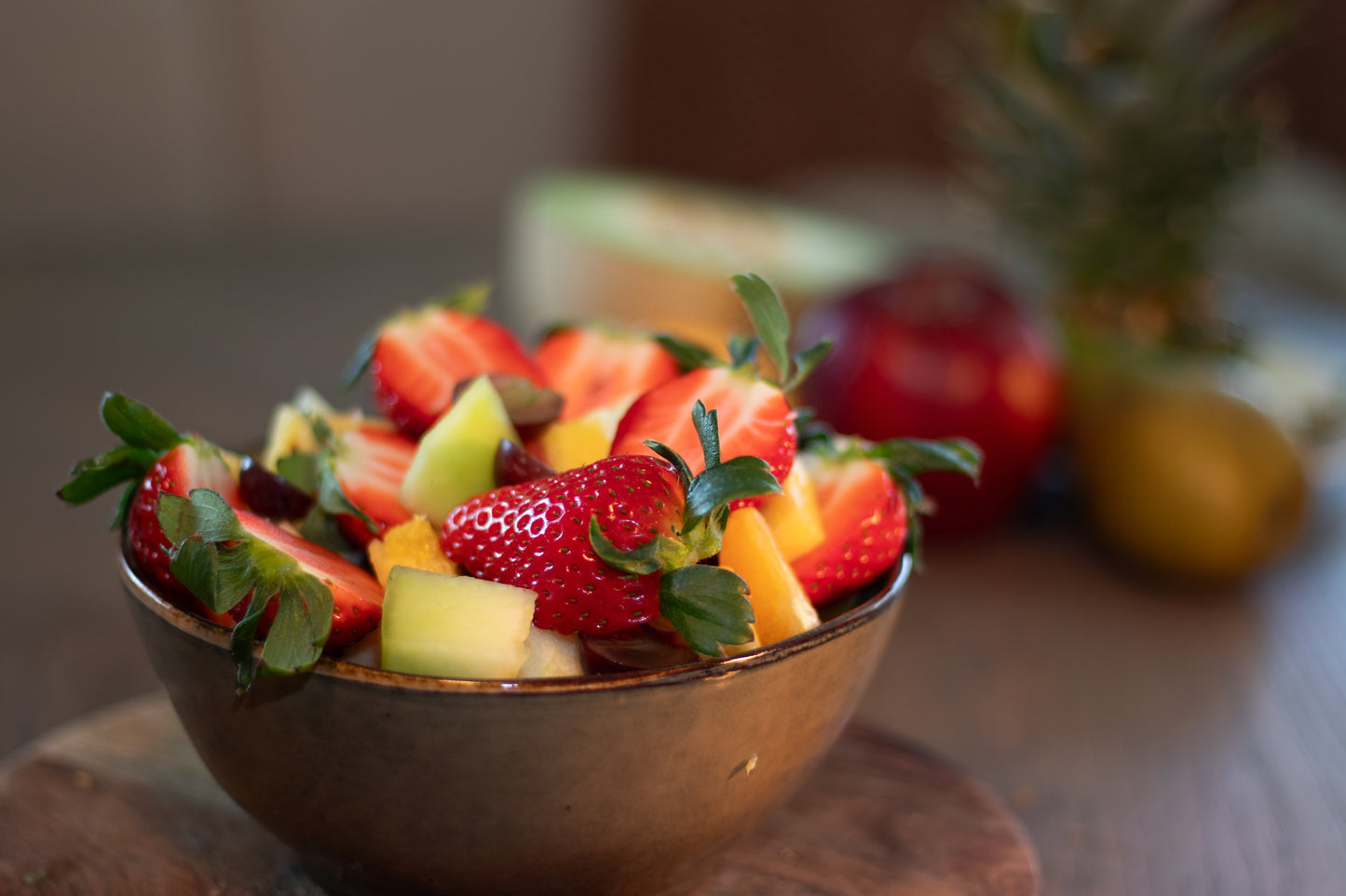 Gesneden seizoensfruit