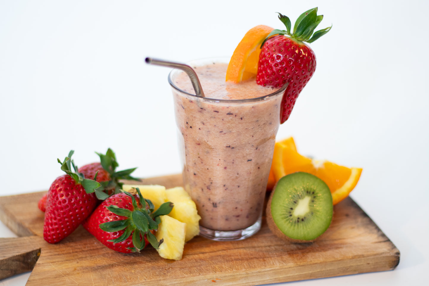 Verse smoothie met seizoensfruit