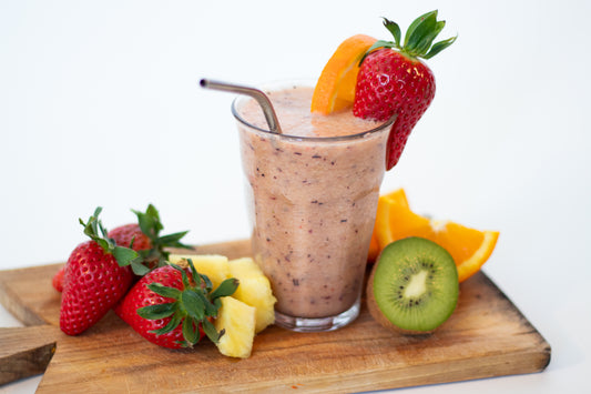 Verse smoothie met seizoensfruit